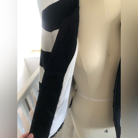 White House Black market tweed striped jacket. - Picture 6 of 16